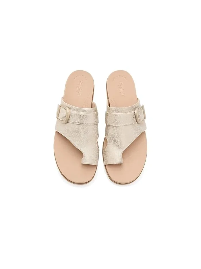 Сандалии с широким ремешком So Clever Dr. Scholl's — изображение 2 из 4, светлый золотистый