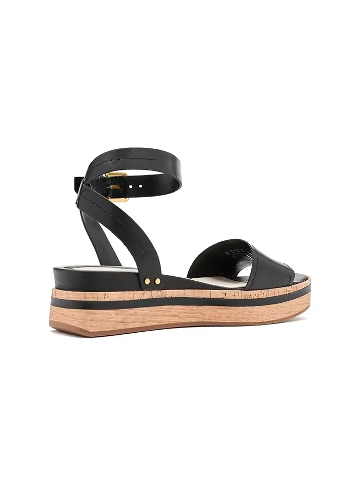 Сандалии на платформе L-Hava2 Strappy Sandals Franco Sarto — изображение 3 из 4, черный