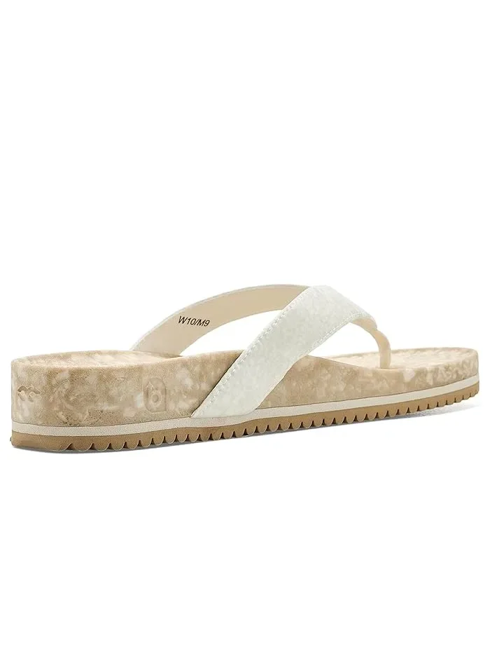 Сандалии Fleks West Beach Flip-Flops — изображение 3 из 4, овсяный