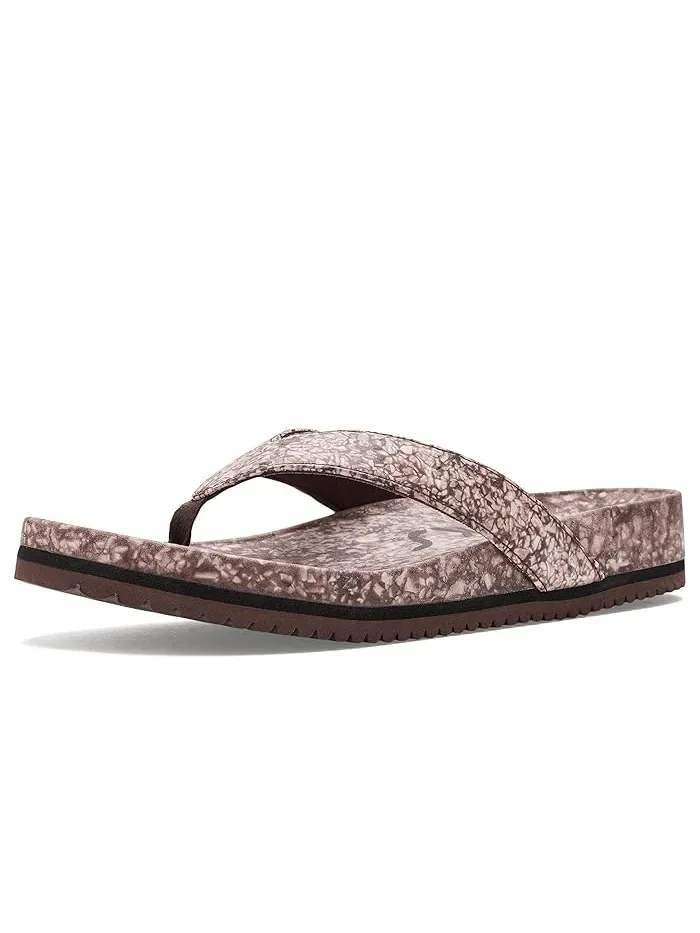 Сандалии-вьетнамки West Beach Fleks — коричневый