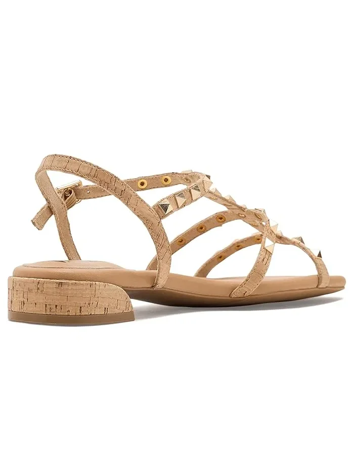 Босоножки на каблуке Becky Vaneli, Natural Cork — изображение 3 из 4, прозрачный