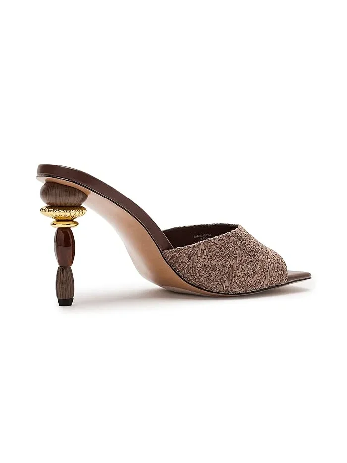 Босоножки на каблуке Sia Steve Madden — изображение 3 из 4, коричневый