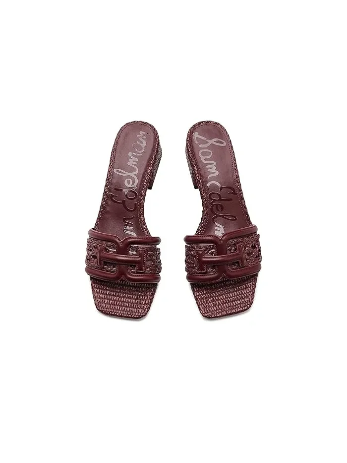 Босоножки на каблуке Waylon Weave Sam Edelman — изображение 2 из 4, кирпич