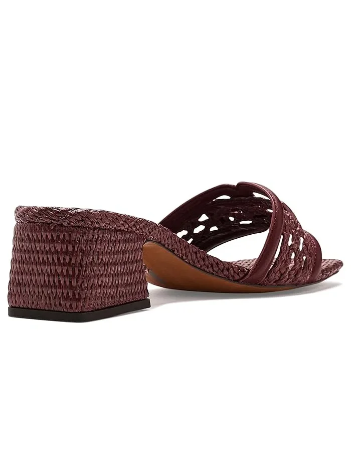 Босоножки на каблуке Waylon Weave Sam Edelman — изображение 3 из 4, кирпич