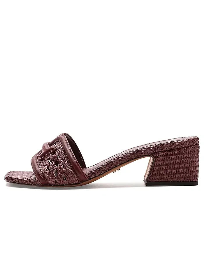 Босоножки на каблуке Waylon Weave Sam Edelman — изображение 4 из 4, кирпич