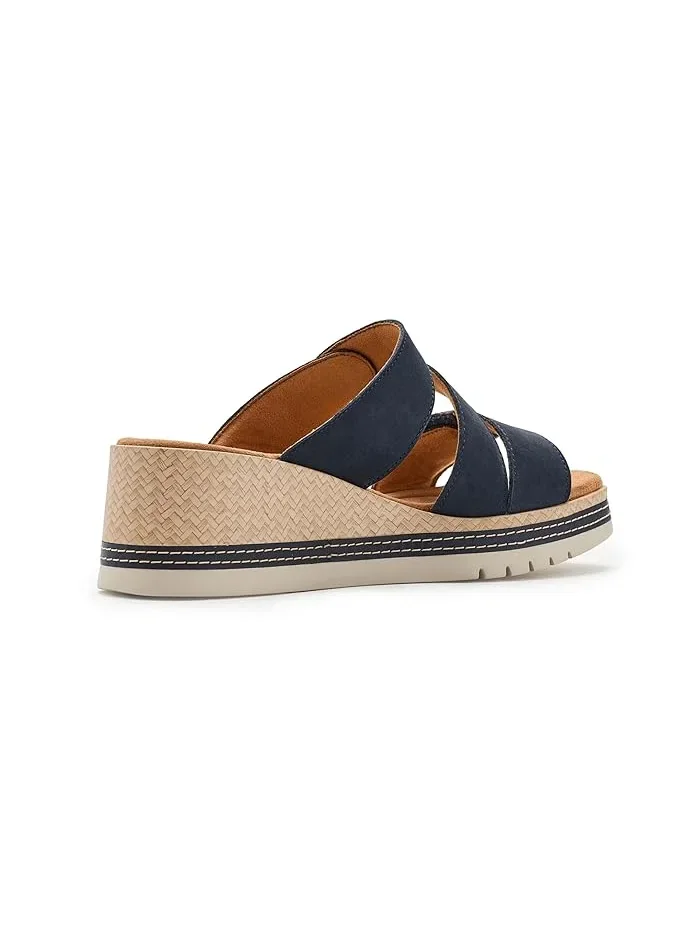 Босоножки на каблуке Kidiki Cove Clarks — изображение 3 из 4, темно-синий
