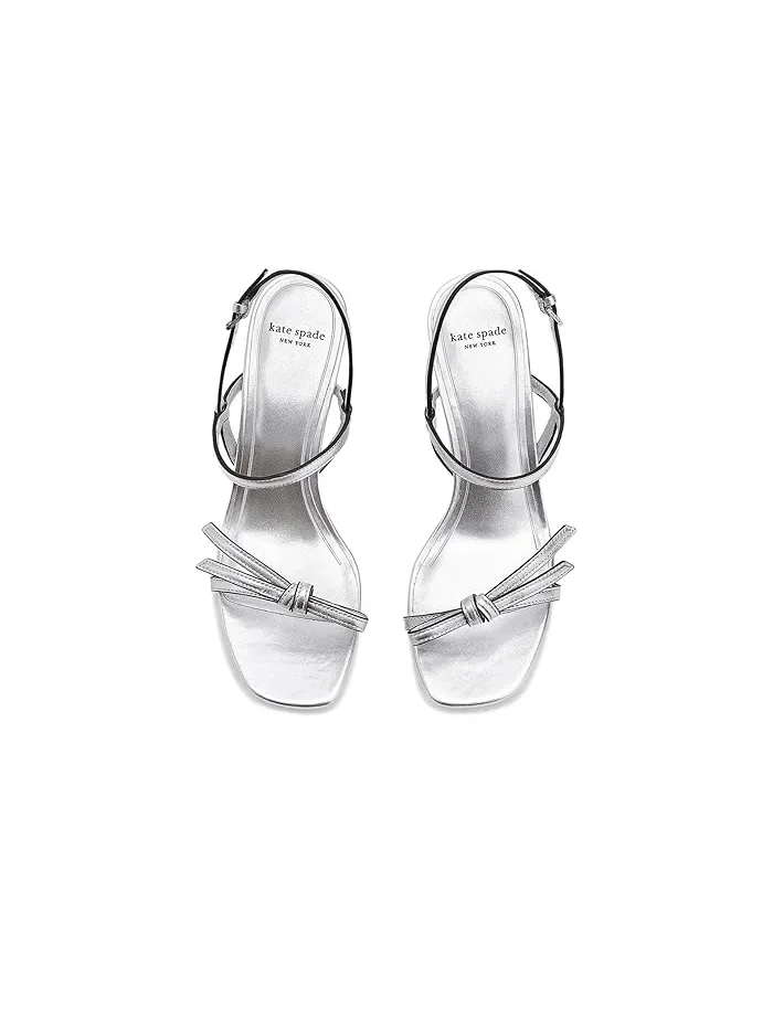 Туфли-лодочки на каблуке Loop Kate Spade New York — изображение 2 из 4, серебряный