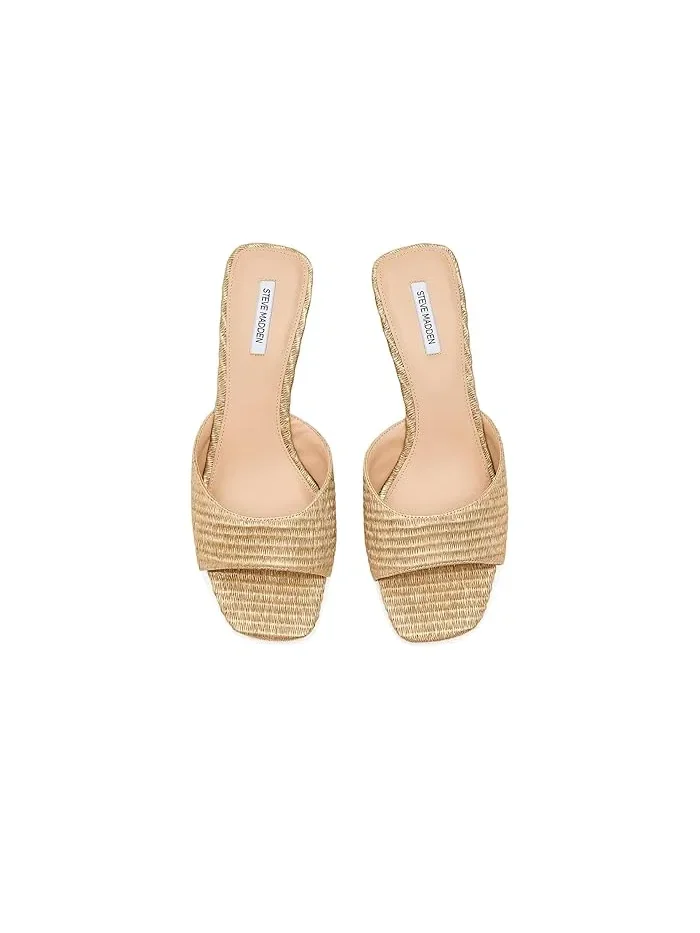 Босоножки на каблуке Seleste Steve Madden — изображение 2 из 4, золотистый