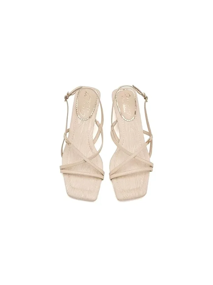 Туфли-сланцы с ремешками Caia Circus NY by Sam Edelman — изображение 2 из 4, ваниль