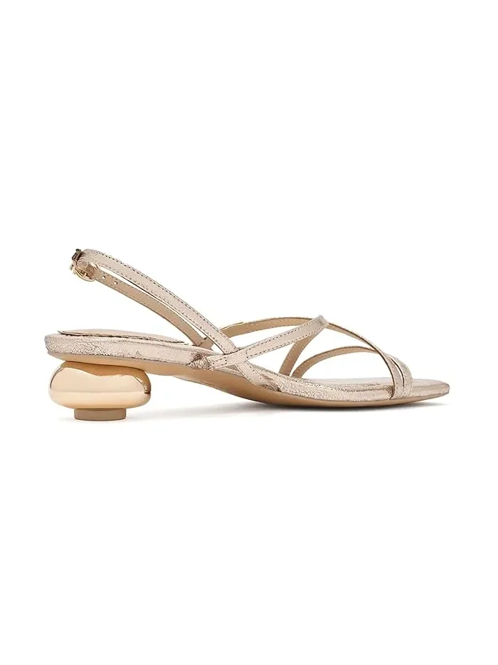 Босоножки на каблуке Caia Circus NY by Sam Edelman — изображение 3 из 4, золотистый