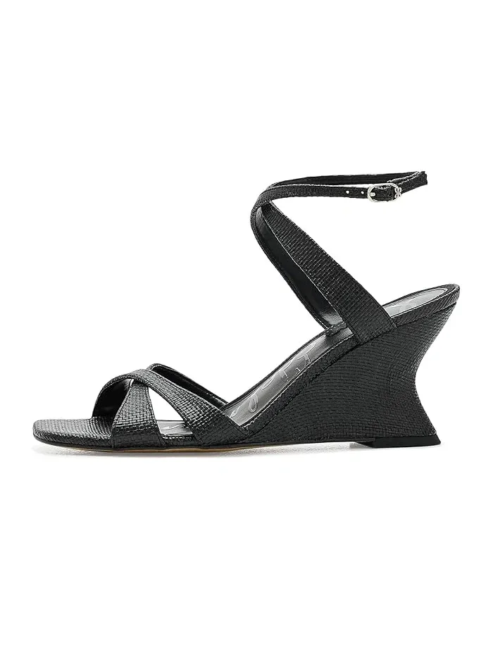Босоножки на каблуке Davi Sam Edelman — изображение 4 из 4, черный