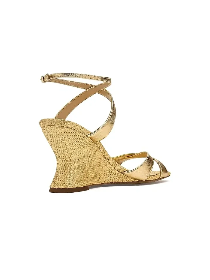 Босоножки на каблуке Davi Sam Edelman — изображение 2 из 4, золотистый