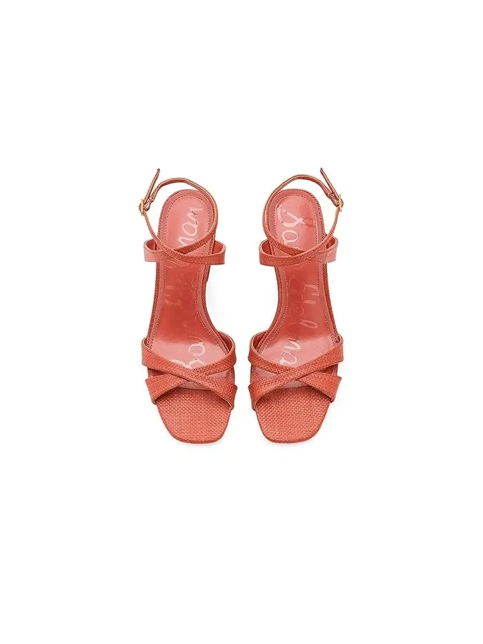 Босоножки на каблуке Davi Sam Edelman — изображение 2 из 4, оранжевый