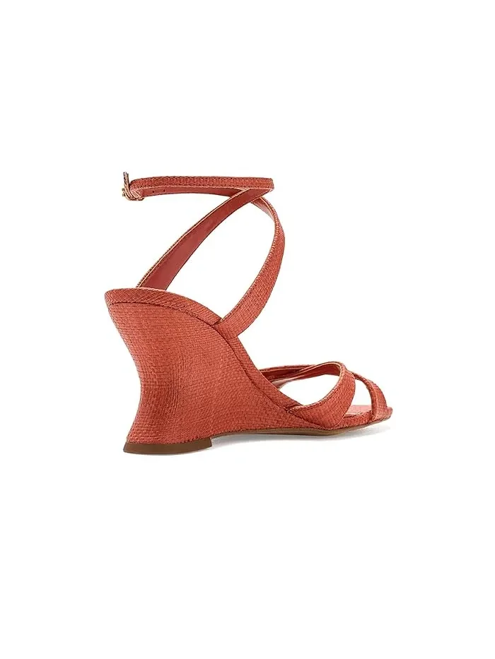Босоножки на каблуке Davi Sam Edelman — изображение 3 из 4, оранжевый