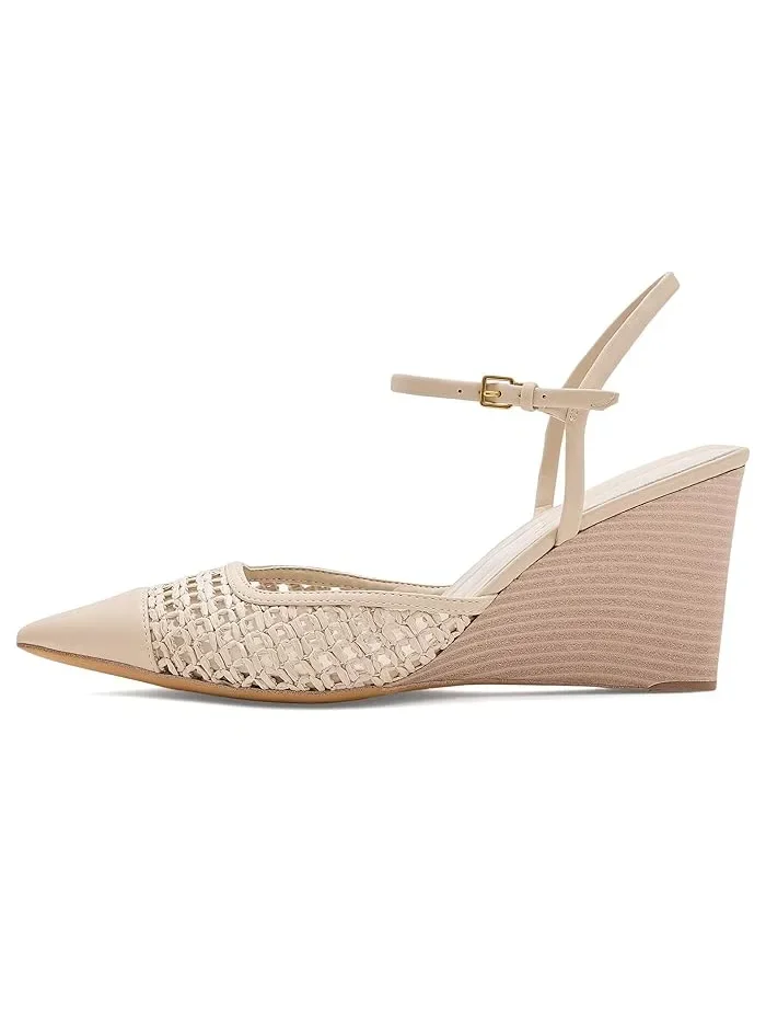 Босоножки на каблуке Cherie Strappy Franco Sarto — изображение 4 из 4, белый
