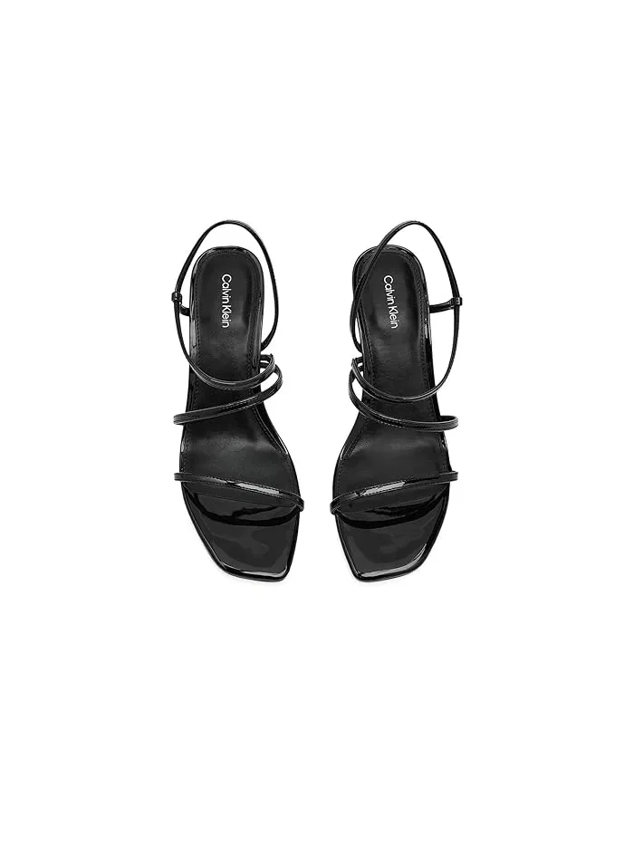Босоножки на каблуке Hadlee Calvin Klein — изображение 2 из 4, черный/белый