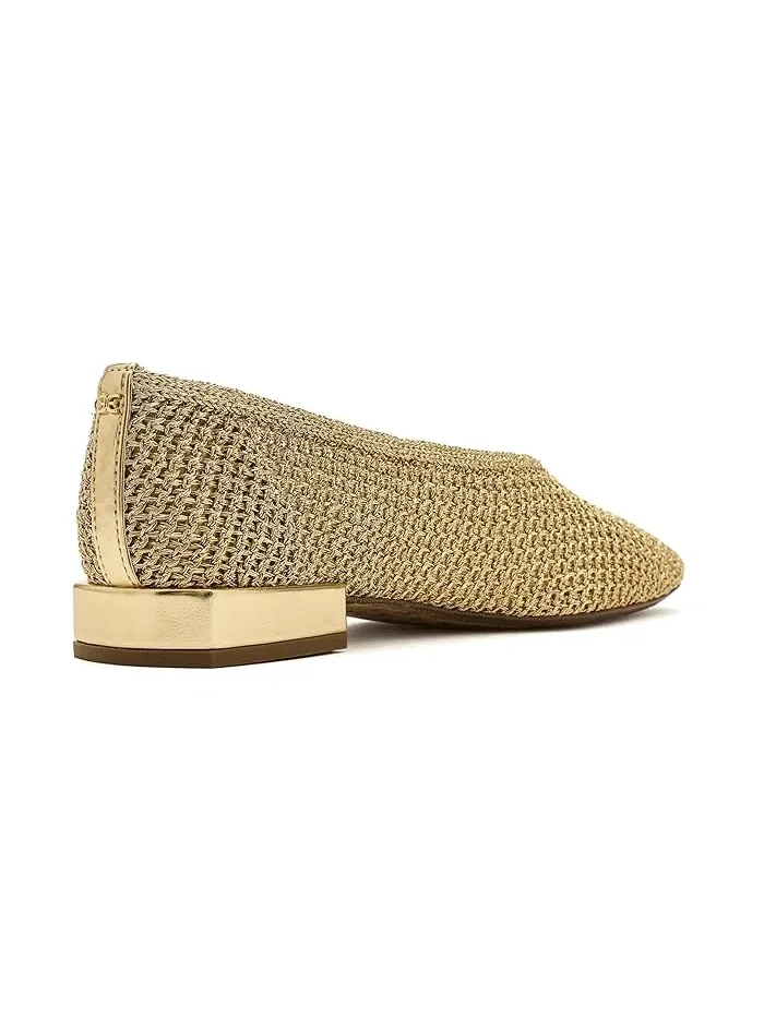 Туфли плетеные Kasey Knit Sam Edelman — изображение 3 из 4, золотистый