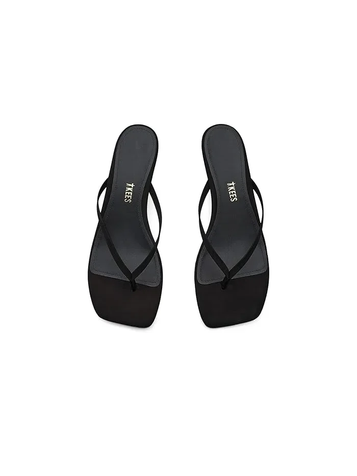 Босоножки с квадратным мысом Julia TKEES, Sable Suede — изображение 2 из 4, саблевый