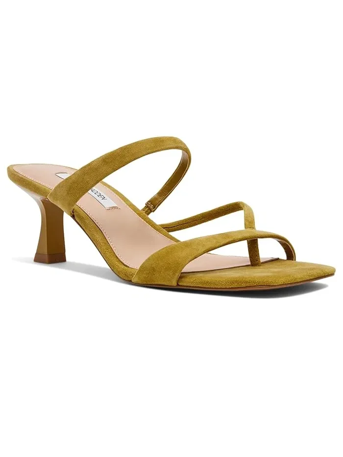 Босоножки на каблуке Ajay Steve Madden — изображение 1 из 4, оливковый