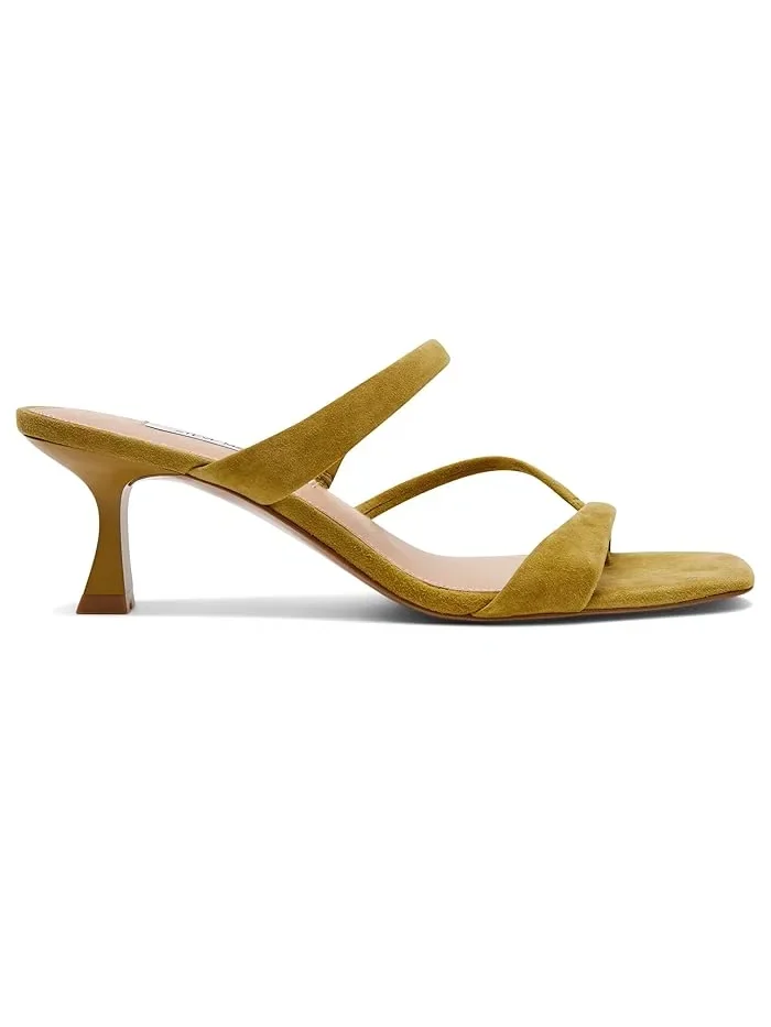 Босоножки на каблуке Ajay Steve Madden — изображение 4 из 4, оливковый