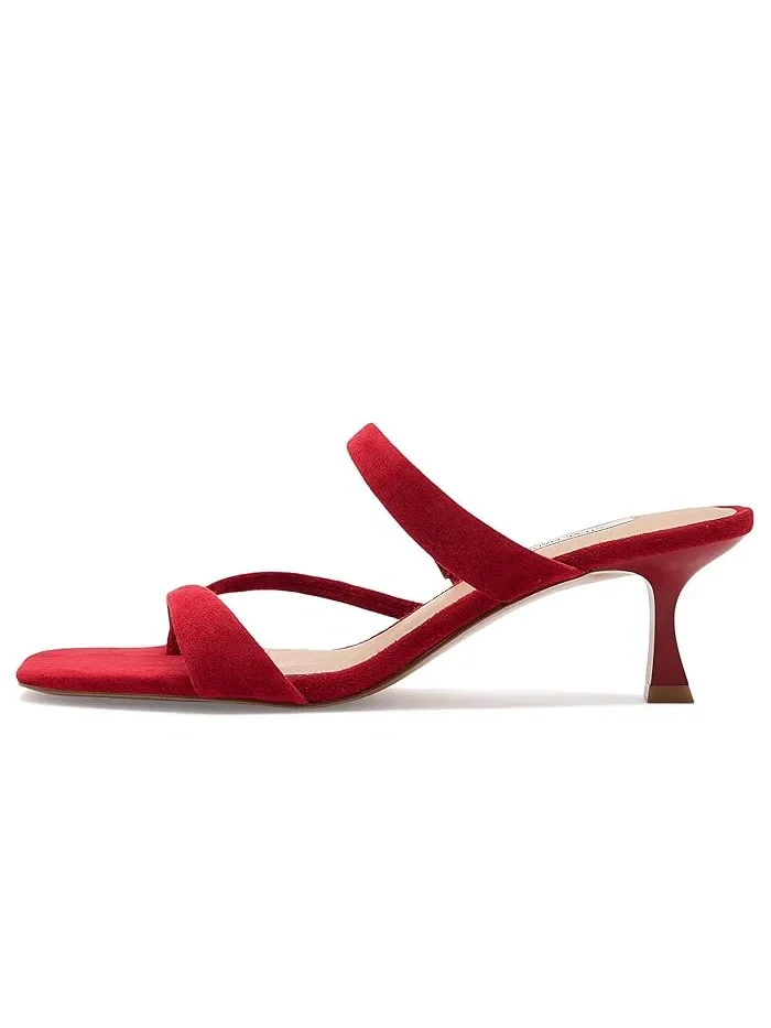 Босоножки на каблуке Ajay Steve Madden — изображение 4 из 4, красный