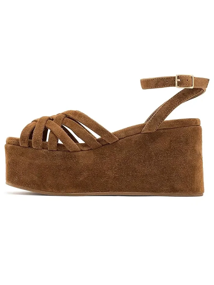 Босоножки платформа Channing Loeffler Randall — изображение 4 из 4, коричневый