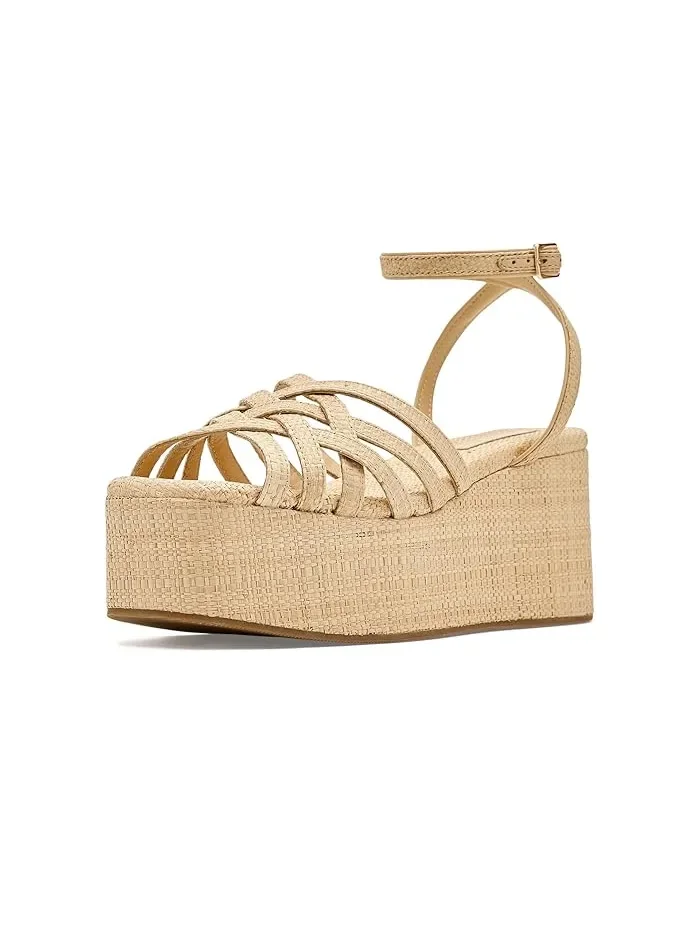 Босоножки платформа Channing Loeffler Randall — изображение 1 из 4, прозрачный
