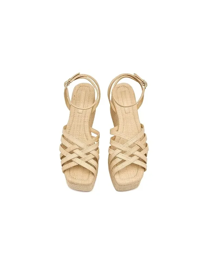Босоножки платформа Channing Loeffler Randall — изображение 2 из 4, прозрачный