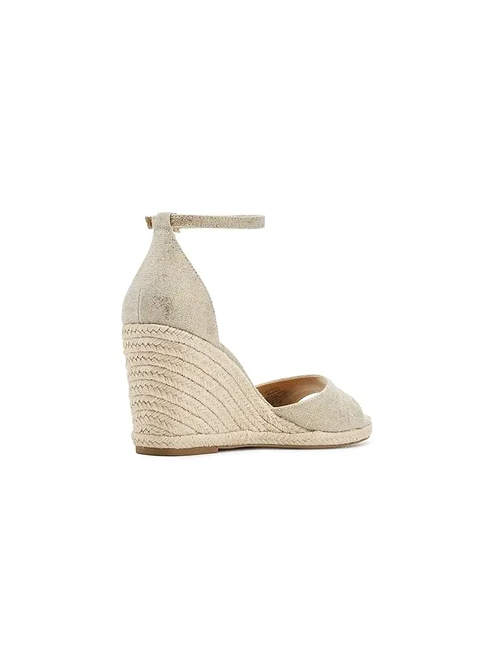 Босоножки на танкетке Felyn Espadrille Wedge Vince Camuto — изображение 3 из 4, натуральный/золотистый