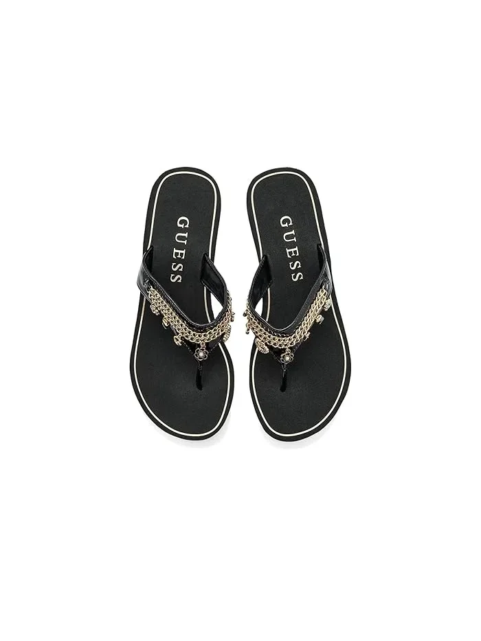 Босоножки с цепочками Sutton GUESS — изображение 2 из 4, черный