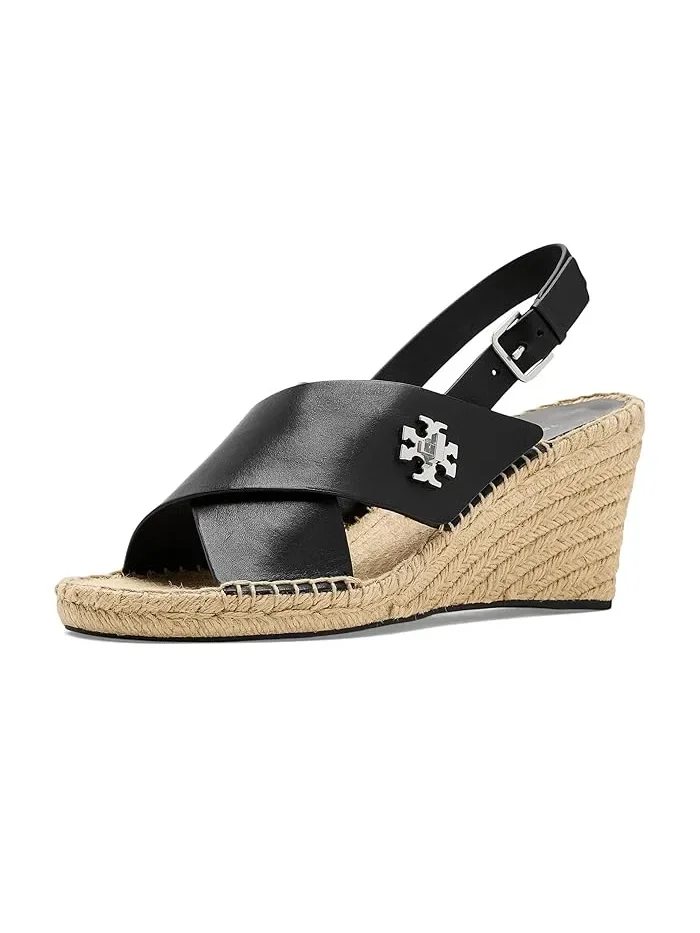 Босоножки на танкетке Tory Burch — изображение 1 из 4, черный