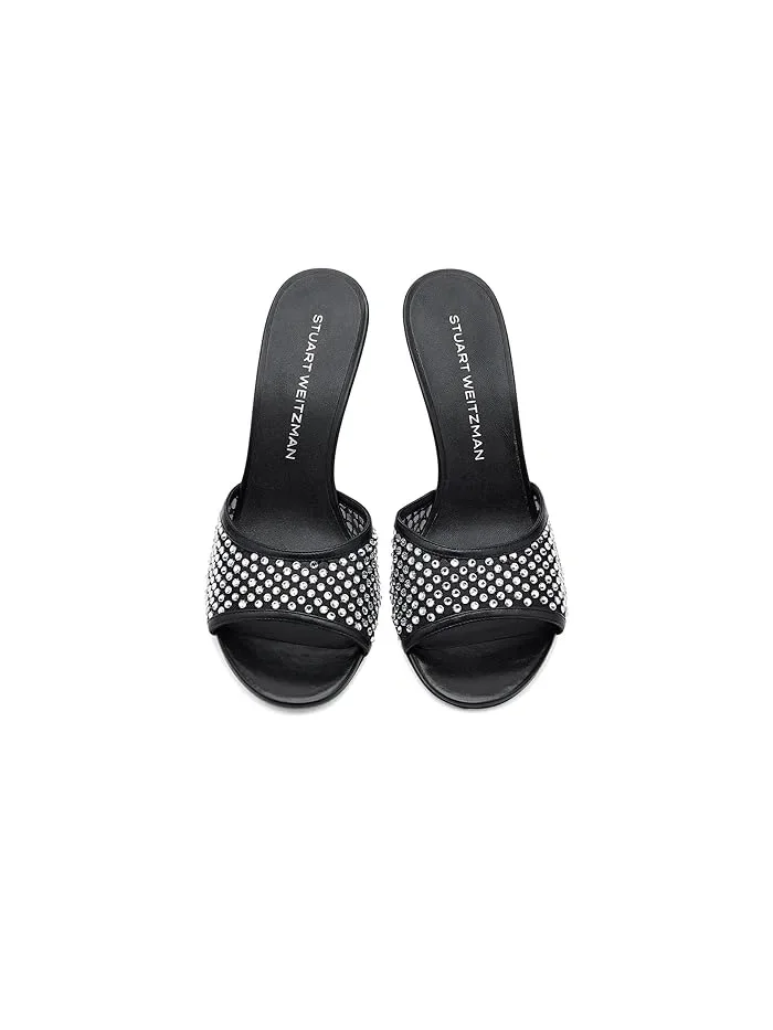 Босоножки с пайетками Bareitall Shine Stuart Weitzman — изображение 2 из 4, черный