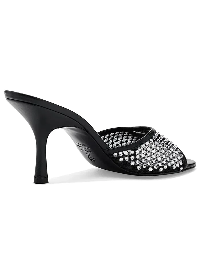 Босоножки с пайетками Bareitall Shine Stuart Weitzman — изображение 3 из 4, черный