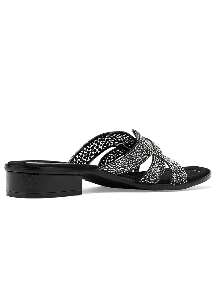 Босоножки на каблуке Cristal David Tate — изображение 3 из 4, черный