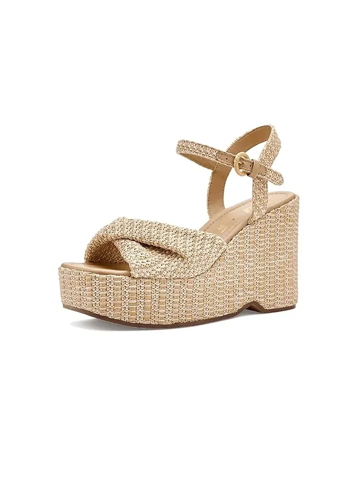 Босоножки на танкетке из рафии Joanne Circus NY by Sam Edelman