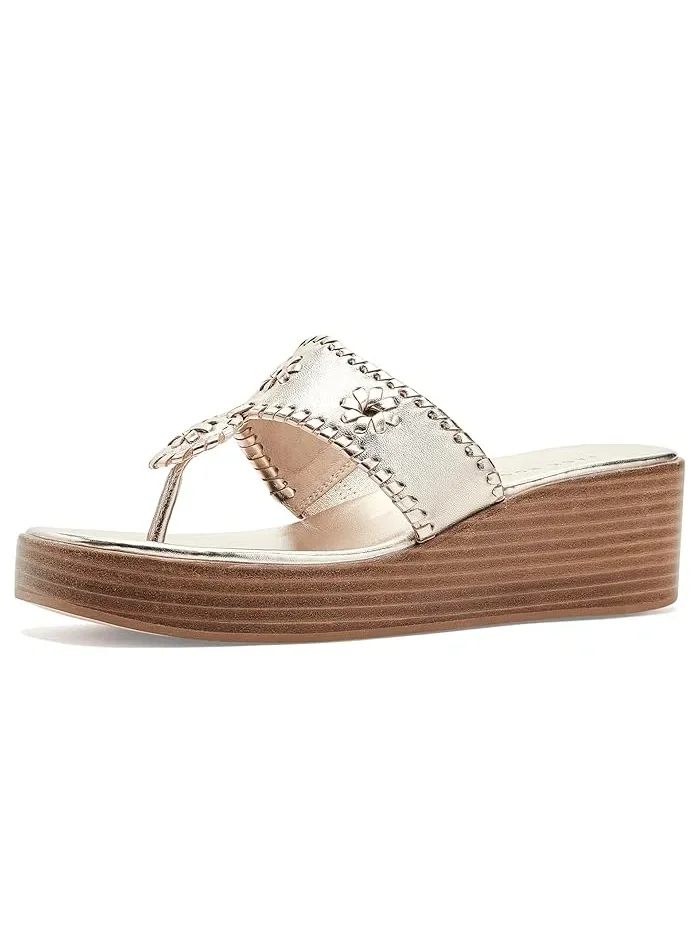 Босоножки на танкетке Jacks Stacked Mid-Wedge Jack Rogers