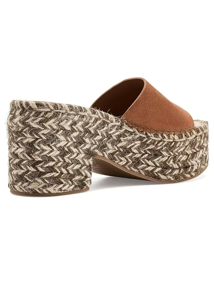 Босоножки на платформе Platform Espadrille Sandals FARM Rio — изображение 3 из 4, коричневый