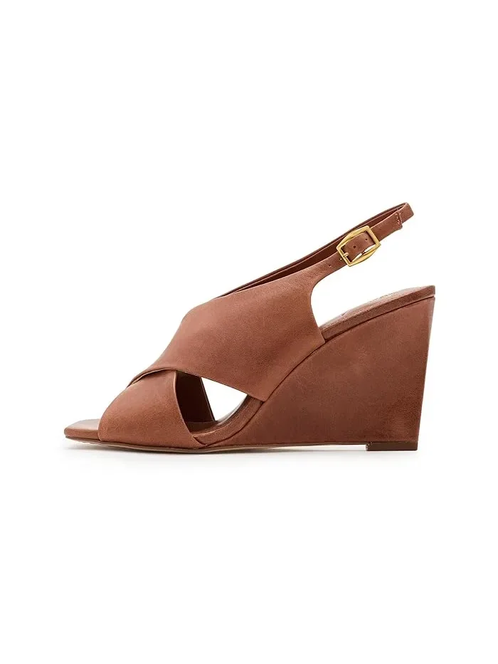 Туфли на каблуке с перекрестными ремешками Ameira Vince Camuto — изображение 4 из 4, бренди