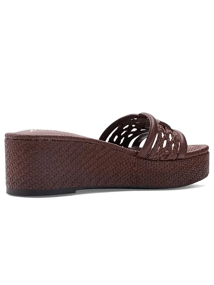 Босоножки на платформе Pauleena Weave Sam Edelman — изображение 3 из 4, коричневый