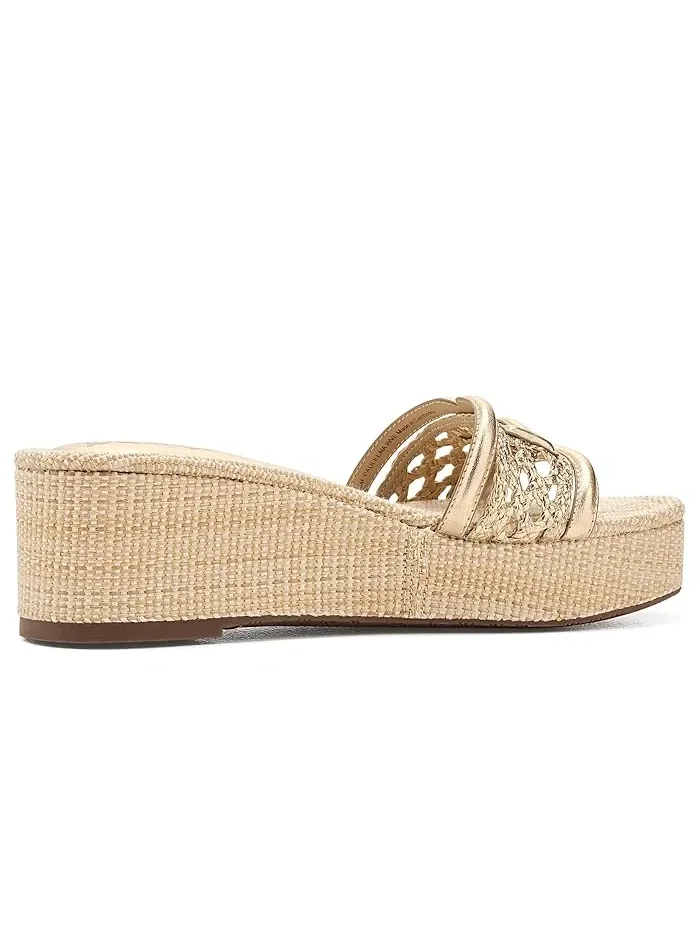 Босоножки с плетением Pauleena Weave Sam Edelman — изображение 3 из 4, золотистый