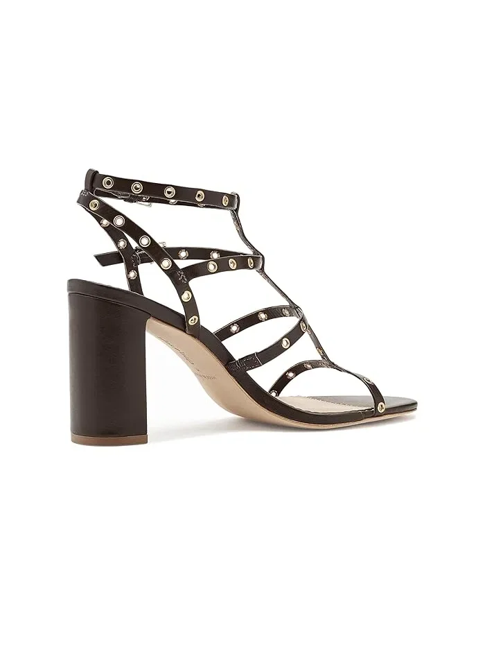 Босоножки на каблуке Maisie Strappy Grommet Cinq à Sept — изображение 3 из 4, шоколад