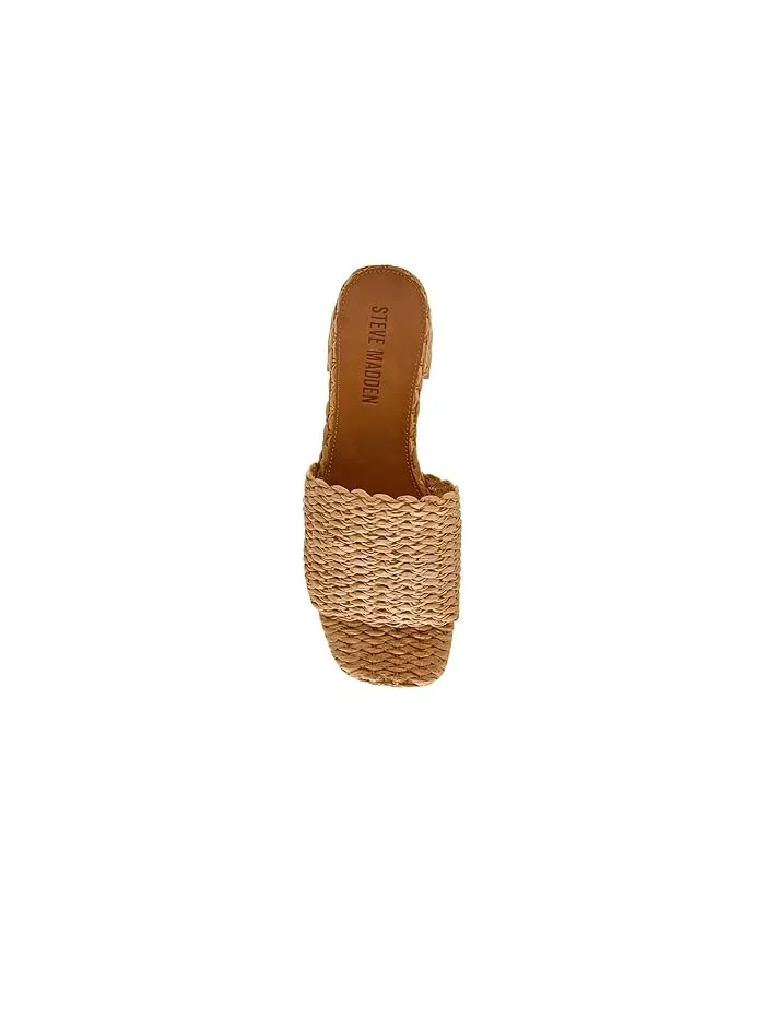 Босоножки на каблуке Montgomery Steve Madden, Raffia — изображение 2 из 4, соломенный