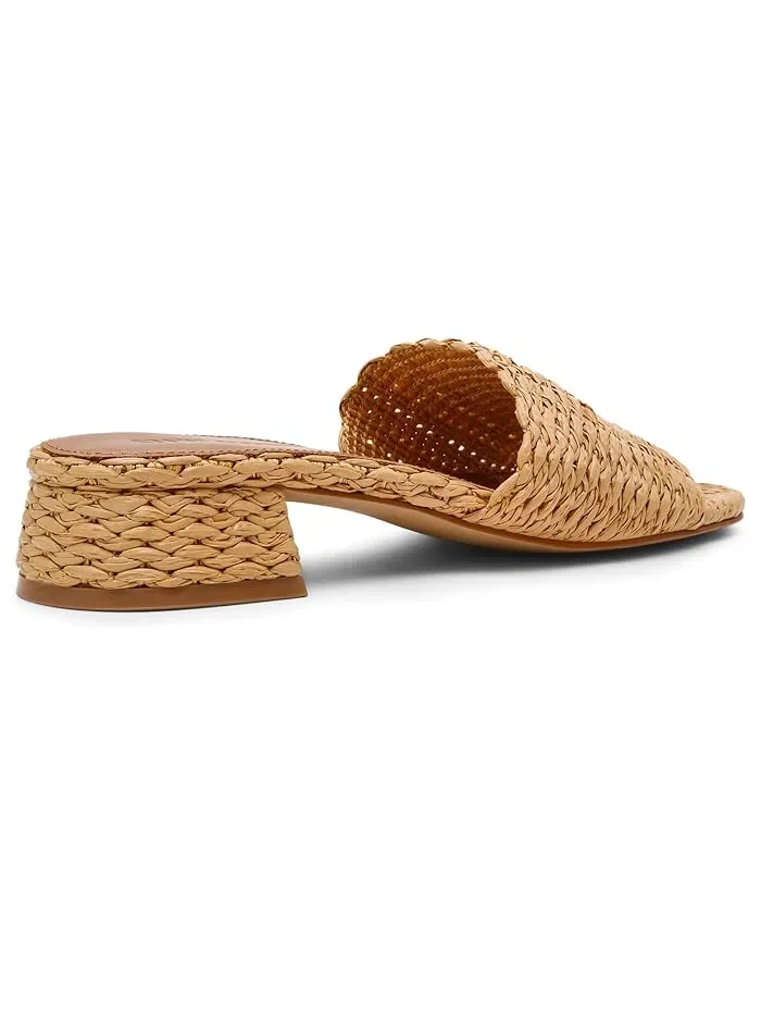 Босоножки на каблуке Montgomery Steve Madden, Raffia — изображение 3 из 4, соломенный