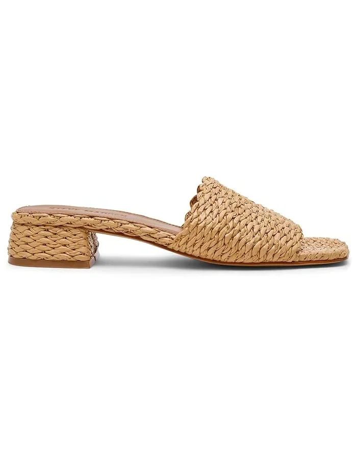 Босоножки на каблуке Montgomery Steve Madden, Raffia — изображение 4 из 4, соломенный