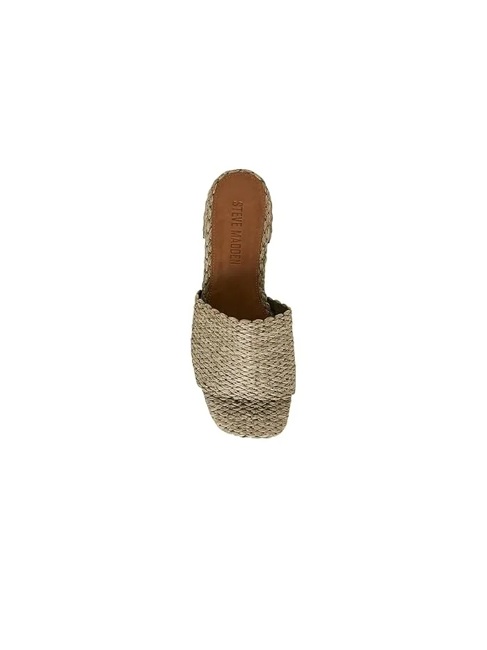 Босоножки на каблуке Montgomery Steve Madden — изображение 2 из 4, оливковый