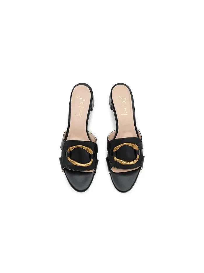 Босоножки на каблуке Regal French Sole — изображение 2 из 4, черный