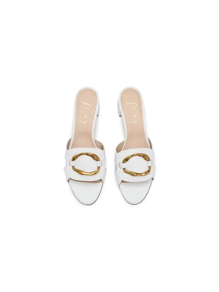 Босоножки на каблуке Regal French Sole — изображение 2 из 4, белый