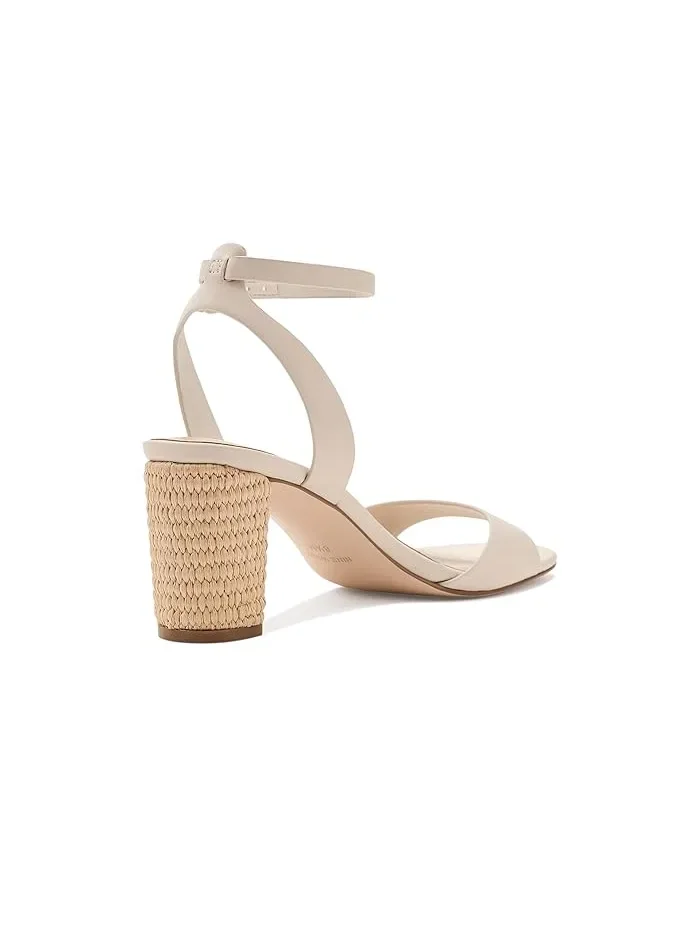 Босоножки на каблуке Pheba Nine West — изображение 3 из 4, бежевый