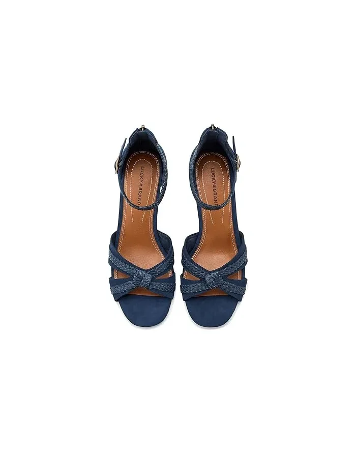 Босоножки на танкетке Jaelah Lucky Brand — изображение 2 из 4, темно-синий