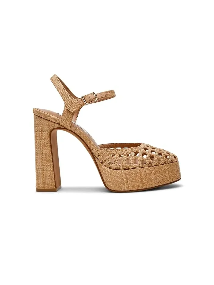 Босоножки на каблуке с плетением Lexie Steve Madden — изображение 4 из 4, натуральный